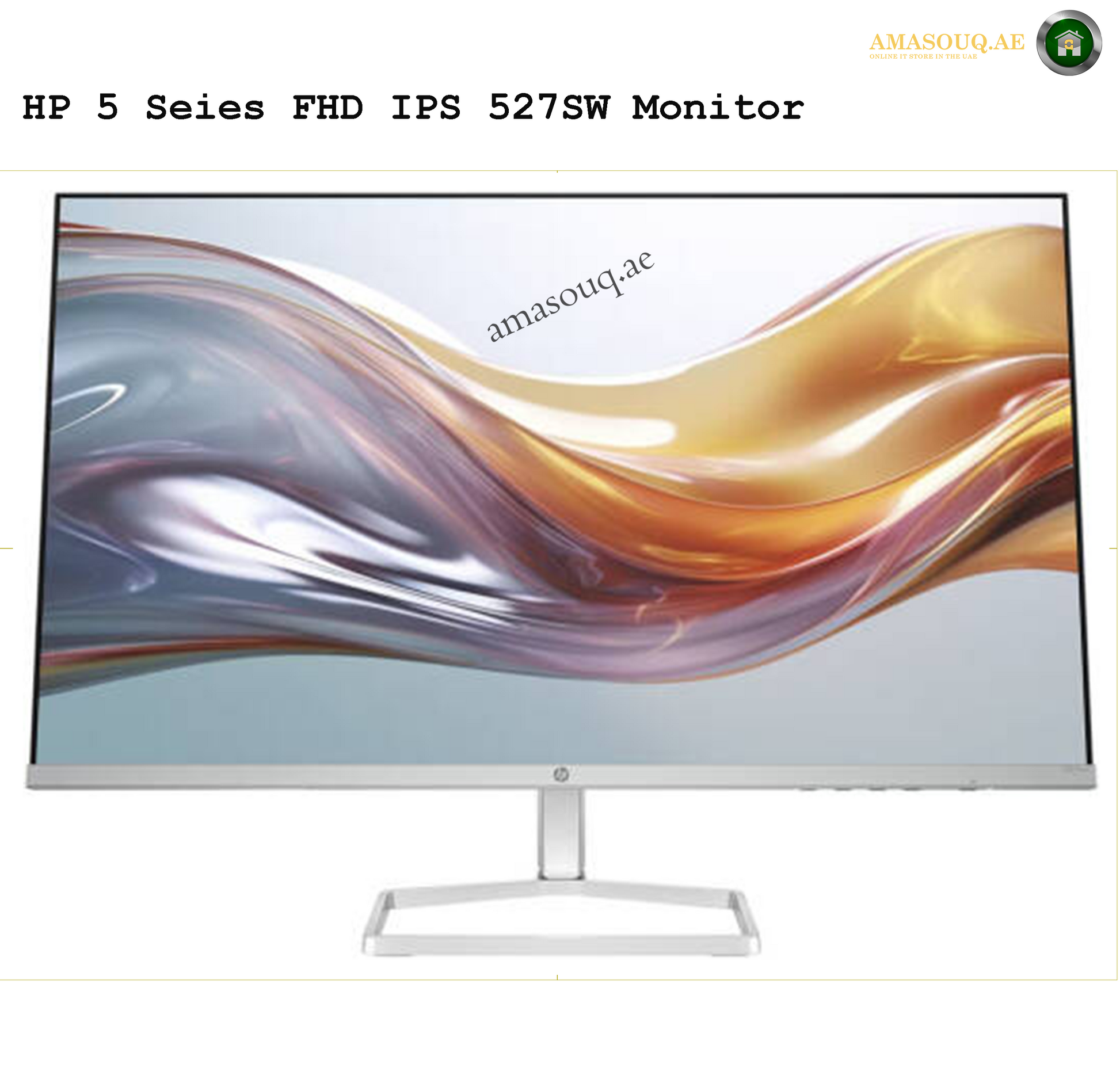 HP 527SW- 27" | AMASOUQ.AE FRONT VIEW
