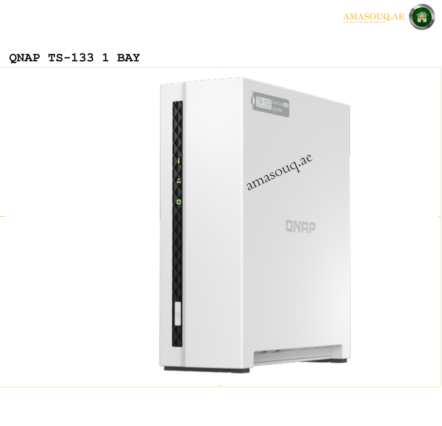 QNAP - TS-133 - 1 Bay Desktop NAS