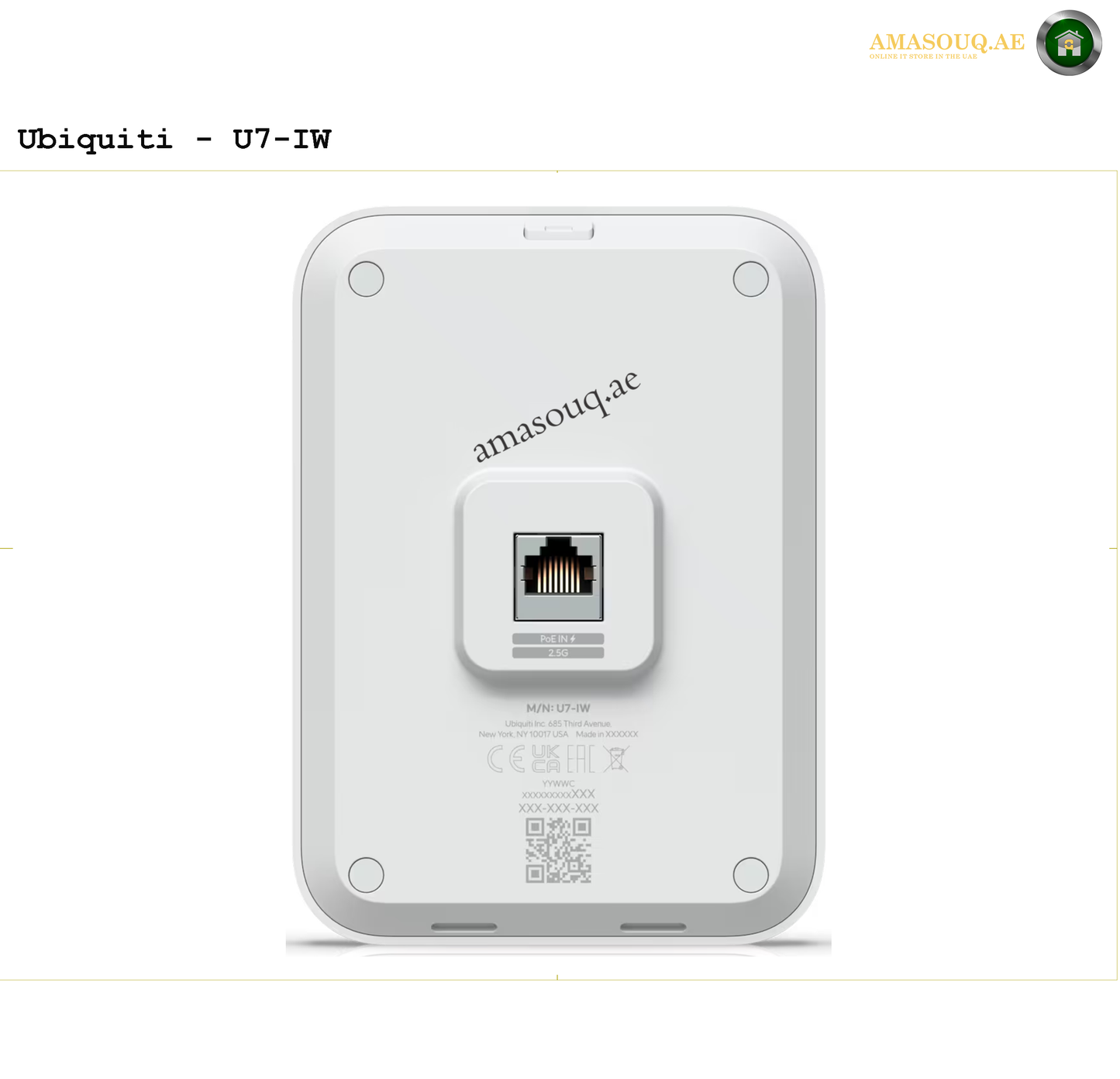 Ubiquiti Access Point - U7 In-Wall - U7-IW
