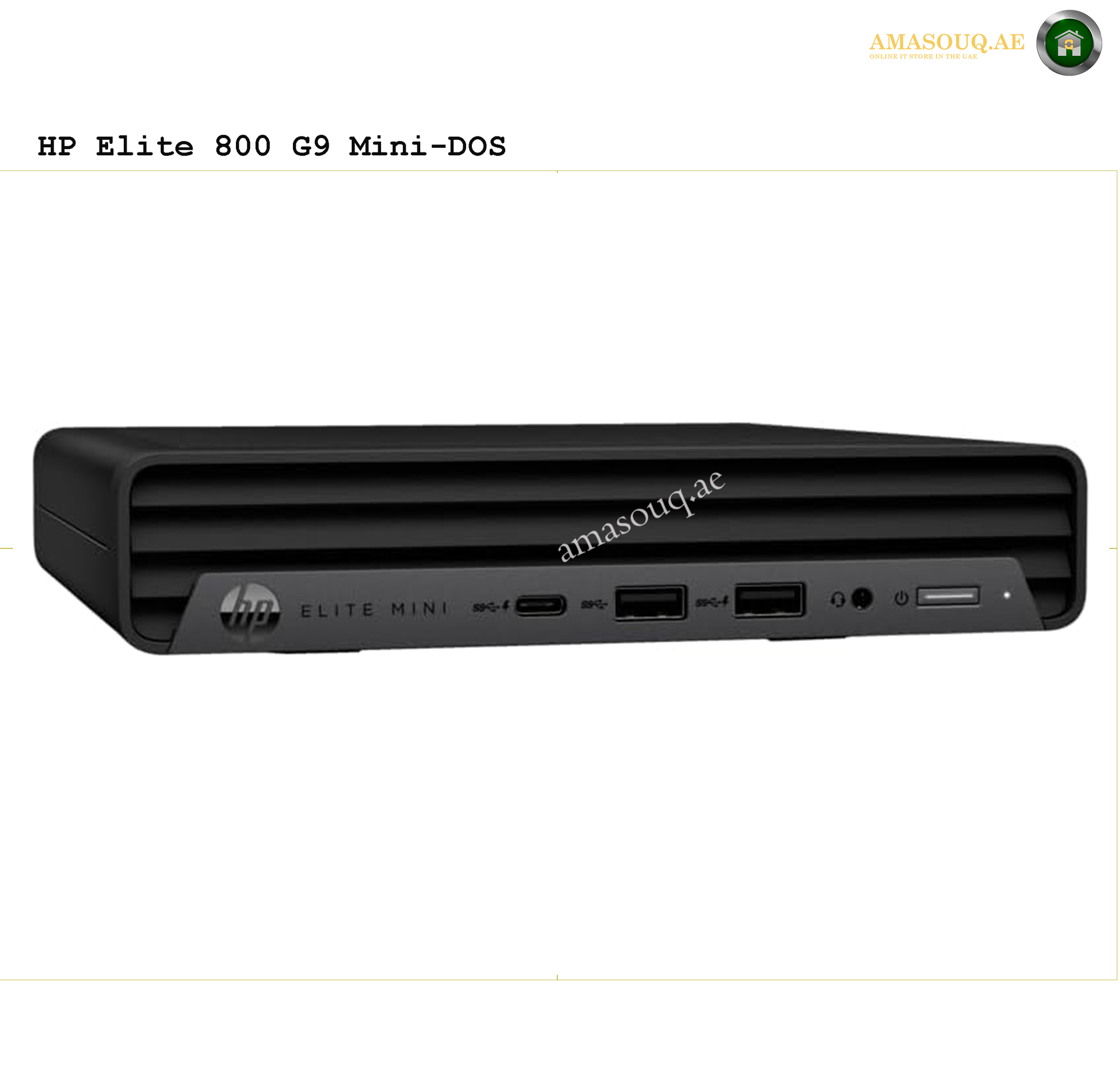 HP Elite 800 G9 Mini | AMASOUQ.AE SIDE VIEW