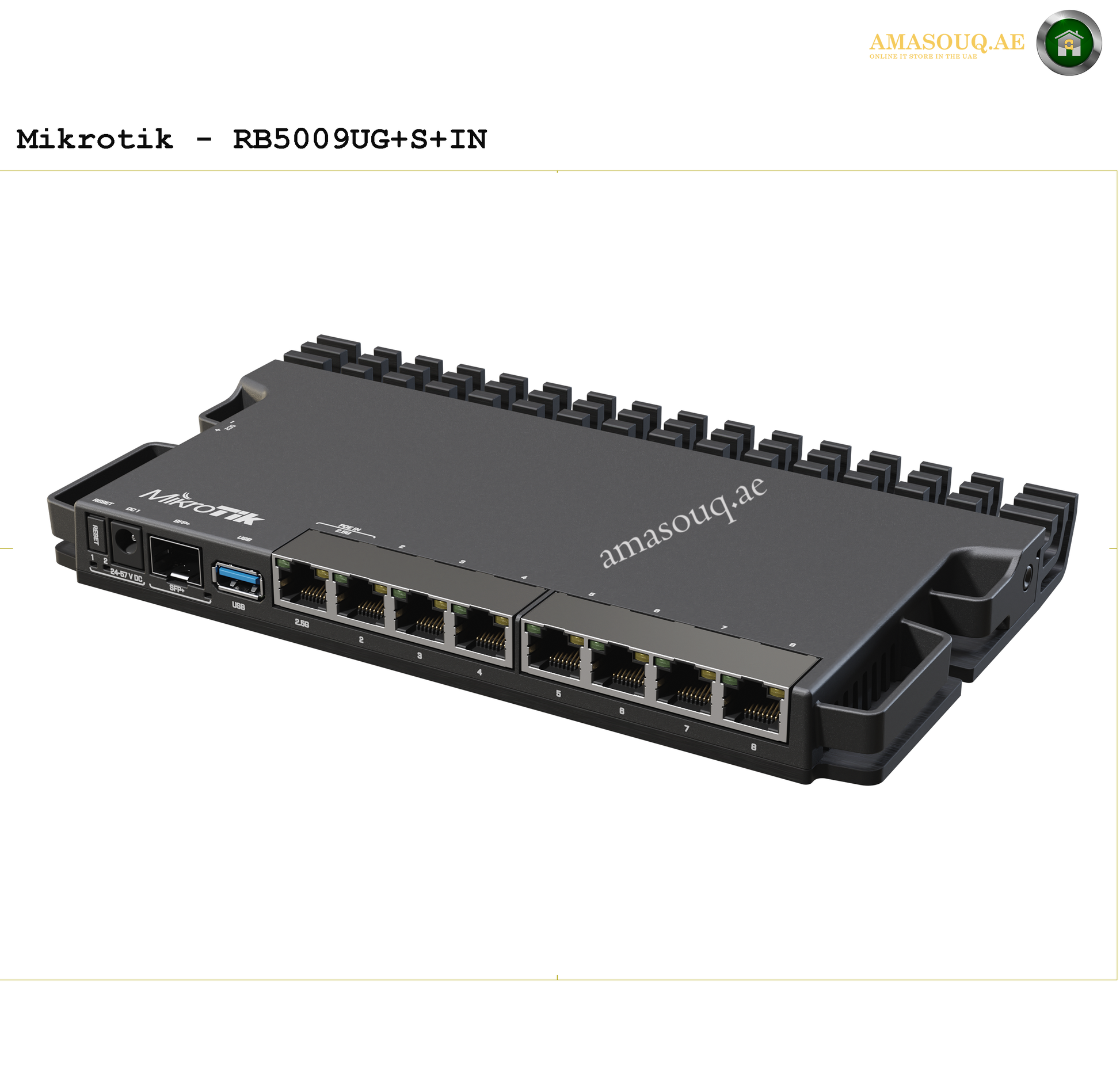 MikroTik RB5009UG+S+IN Router | AMASOUQ.AE SIDE VIEW 1