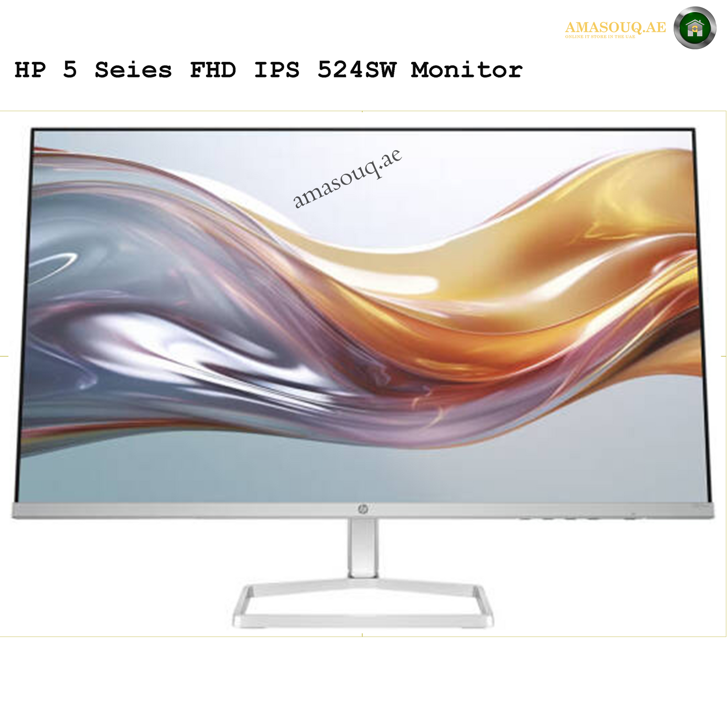 HP 524SW- 23.8" | AMASOUQ.AE FRONT VIEW