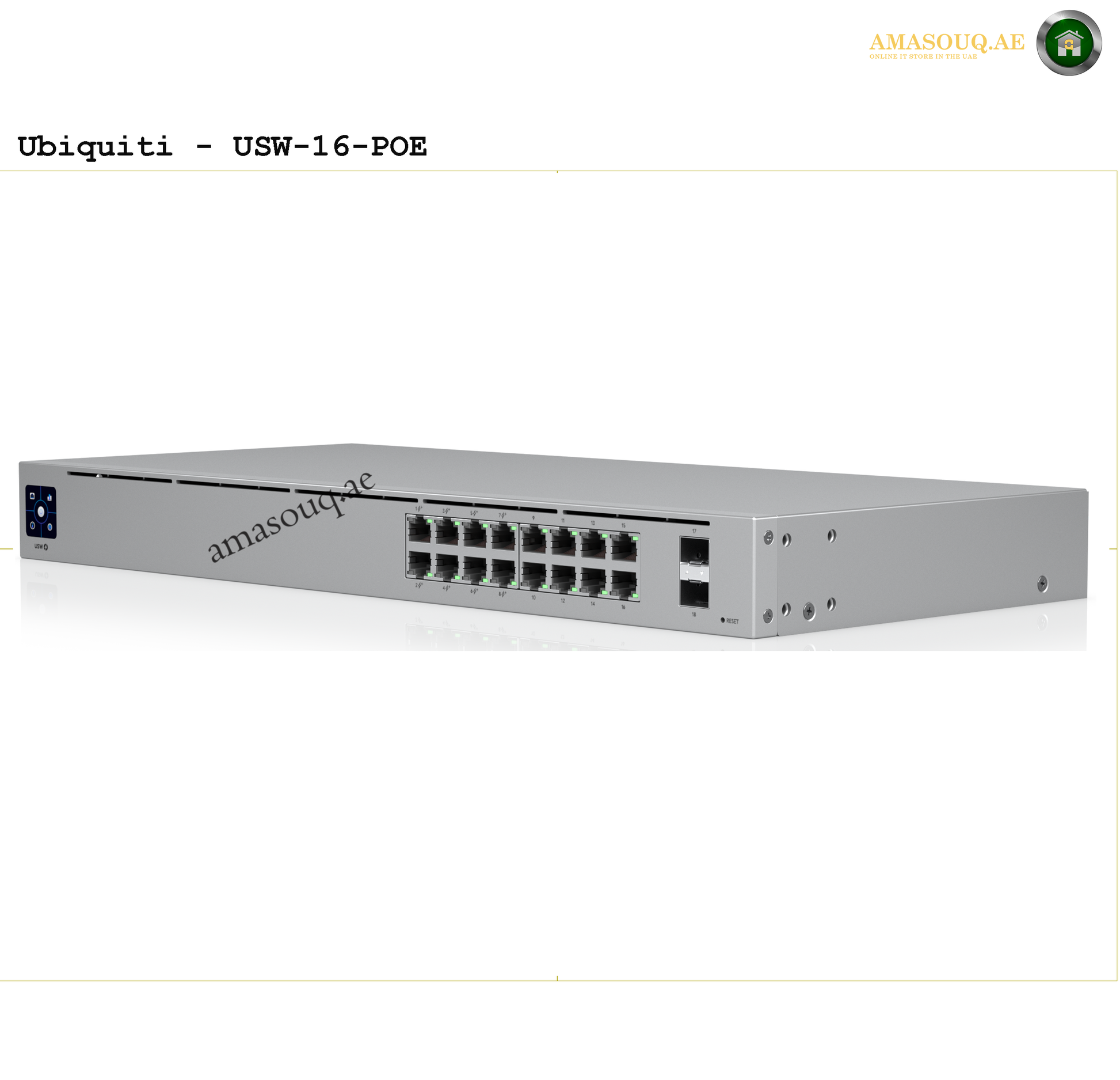 Ubiquiti - Standard 16 PoE - USW-16-POE | AMASOUQ.AE 4