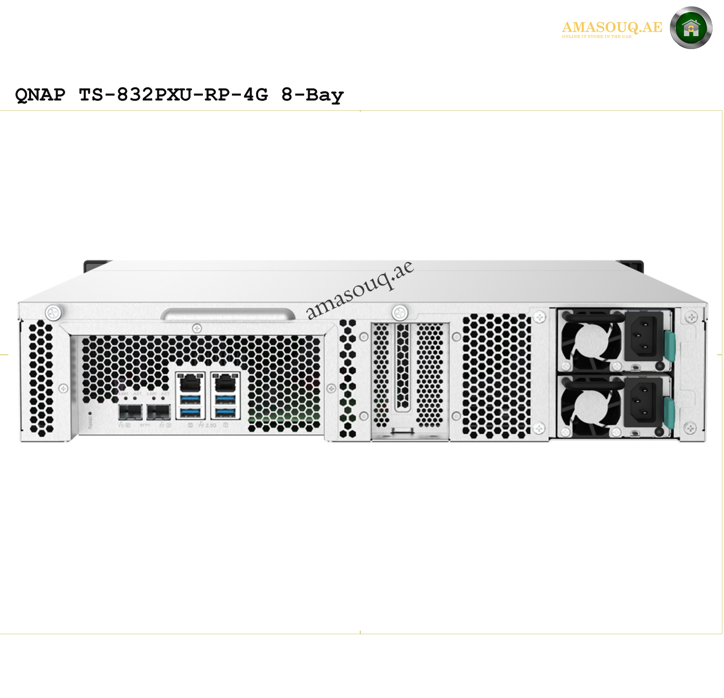 QNAP - TS-832PXU / TS-832PXU-RP - 8 Bay