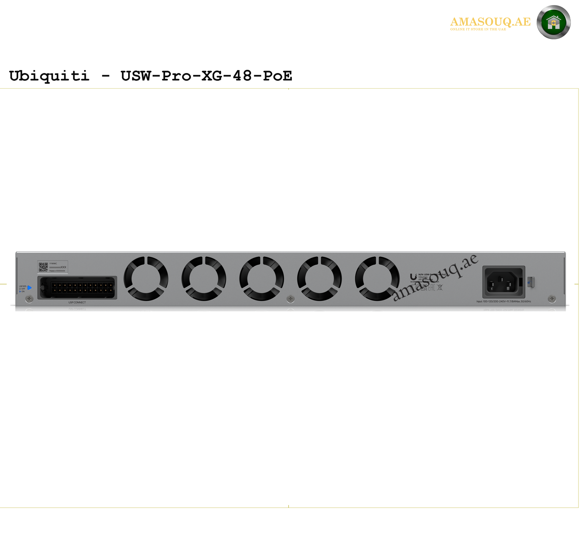 Ubiquiti - Pro XG 48 PoE - USW-Pro-XG-48-PoE  | AMASOUQ.AE 3