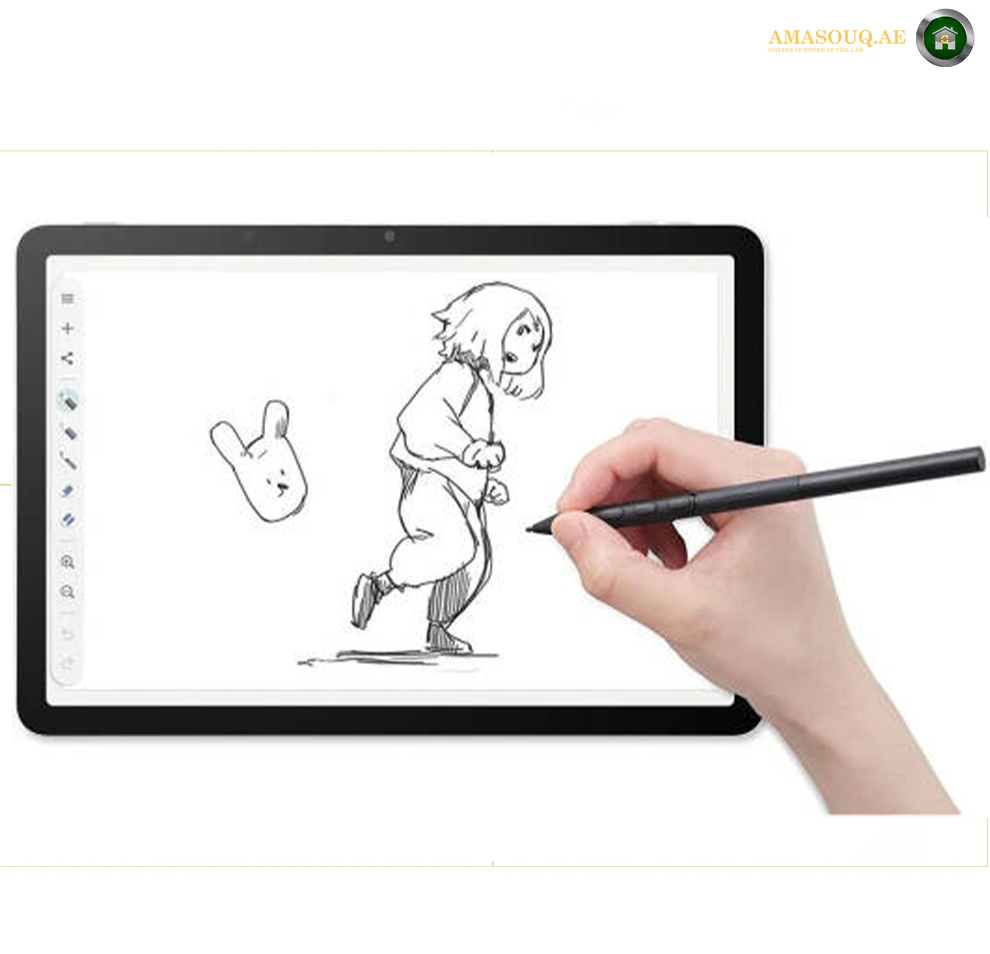 Wacom MovinkPad 11 Android Mobile Drawing Tablet, 11" 2K IPS, Mediatek Helio G99, 8GB RAM, 128 GB Storage, Quick Draw Feature, with Battery-Free Slim Pro Pen 3, Android 14, Light Gray | DTHA116C