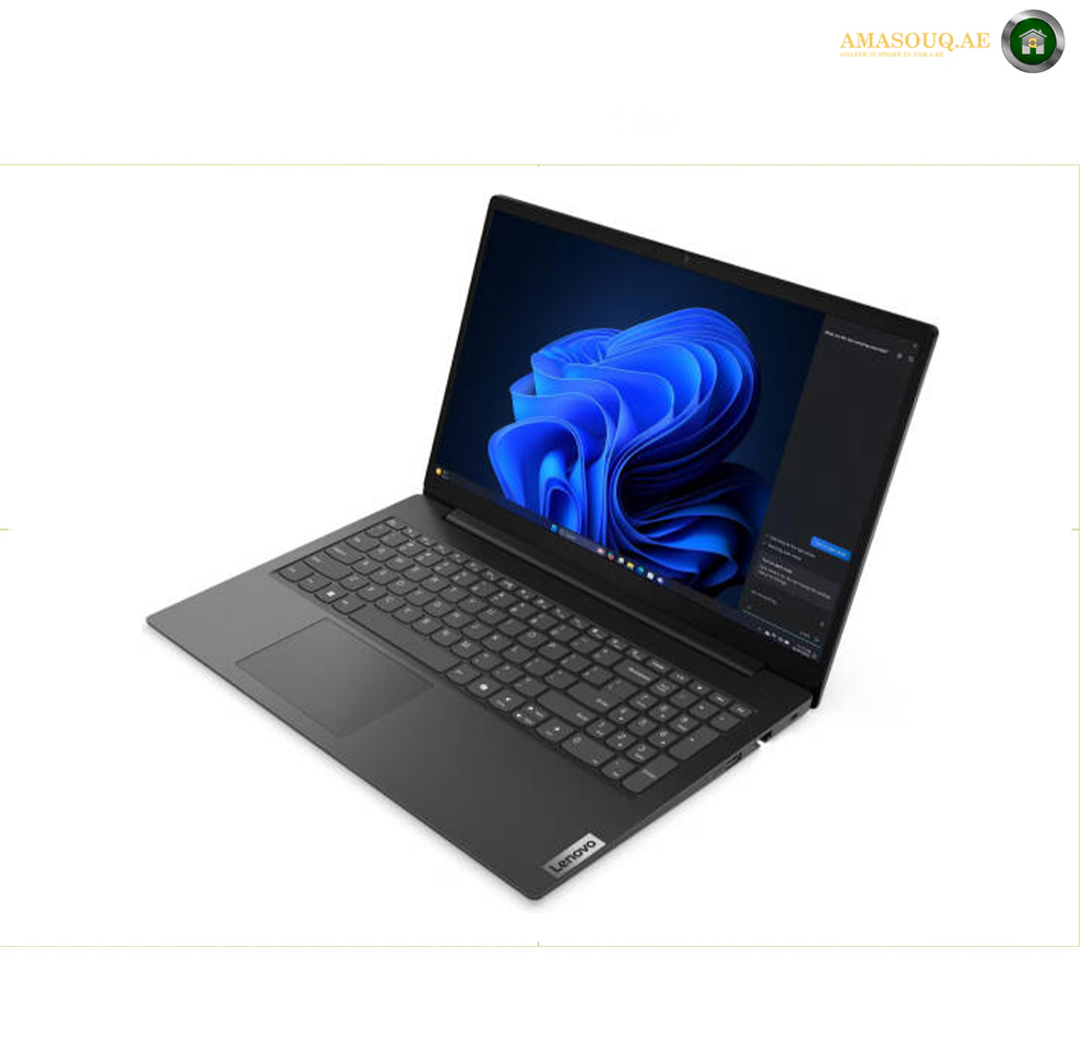 Lenovo V15 G5 IRL Laptop, 15.6" FHD TN Display, Intel Core i3-1315U Processor, 8GB RAM, 256GB SSD, Intel UHD Graphics, Non-backlit, English UK, No OS, Luna Grey