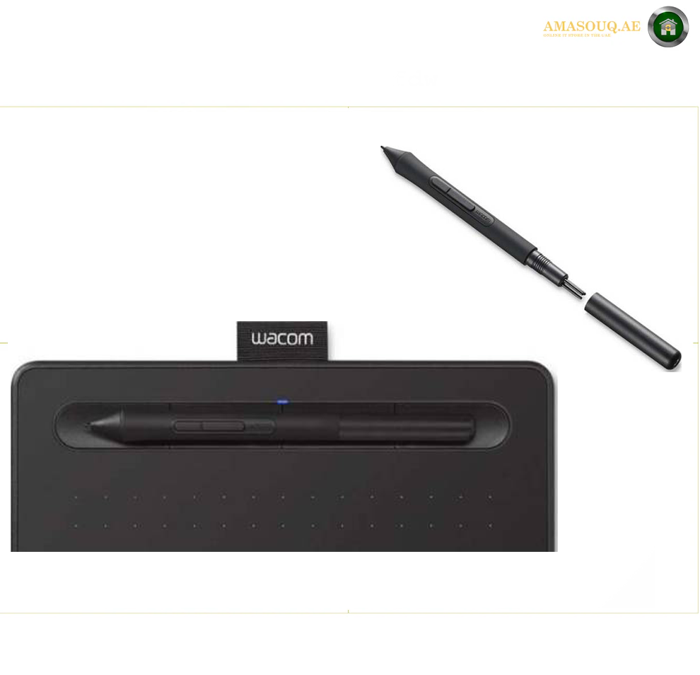 Wacom Intuos S Creative Pen Tablet – Small, Black | CTL-4100K-N
