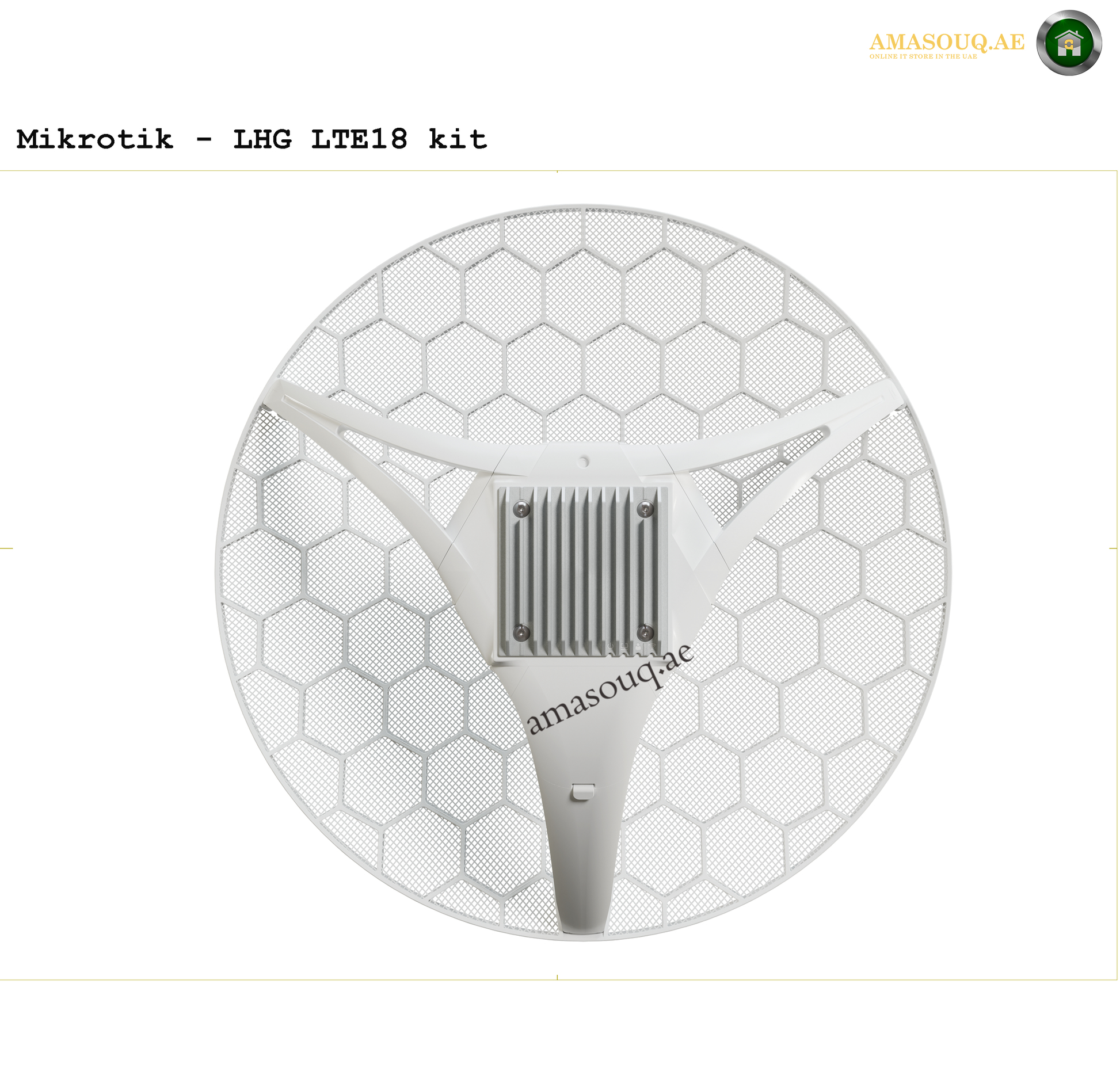 Mikrotik LHG LTE18 kit with honeycomb design AMASOUQ.AE - FRONT VIEW