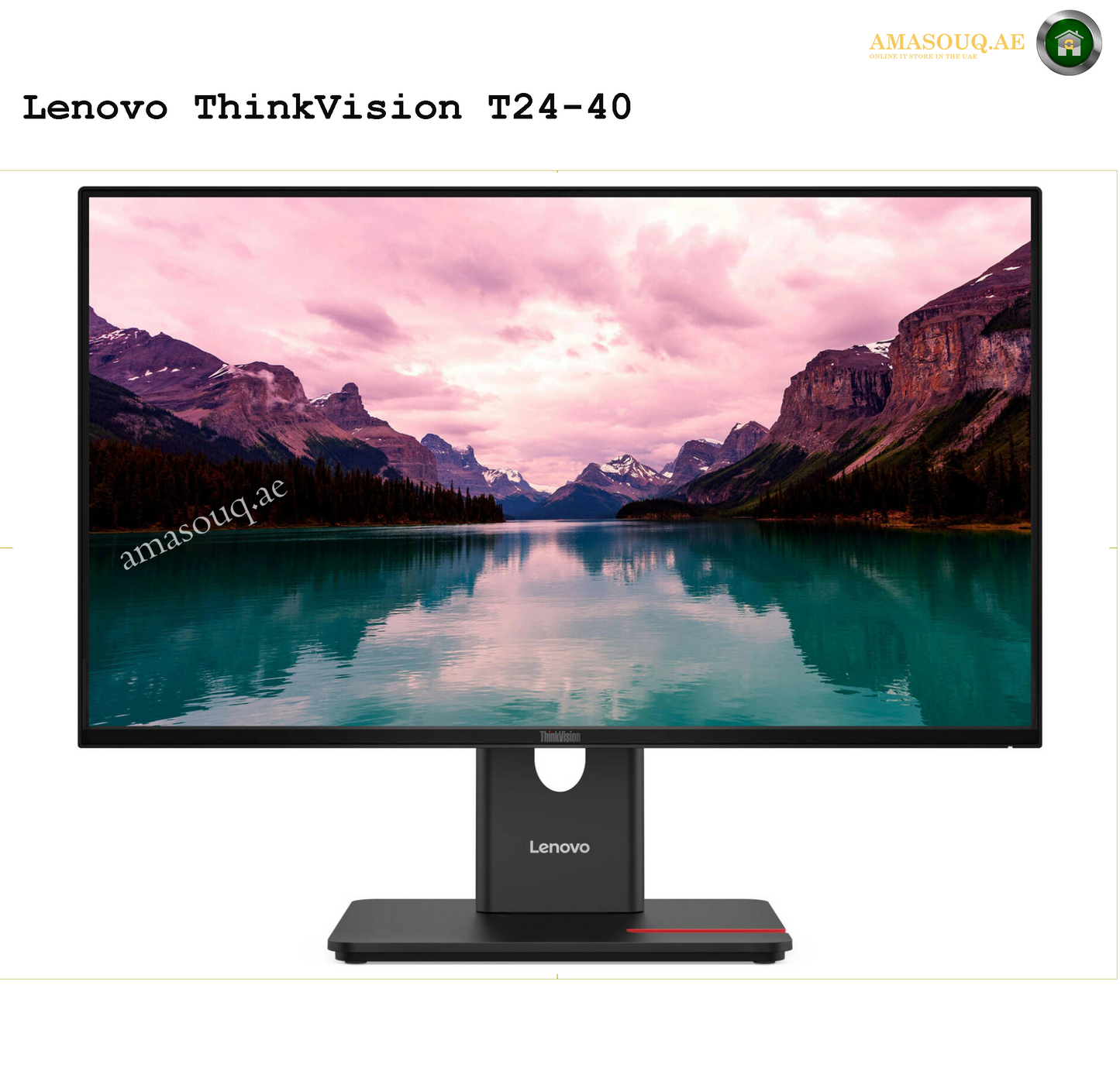 Lenovo ThinkVision T24-40 Monitor for Work, Study & Productivity