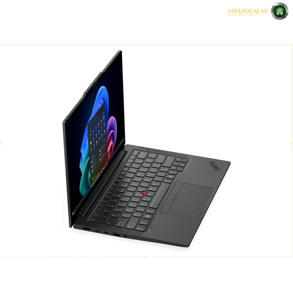 Lenovo ThinkPad E14 Gen 7 Laptop, 14" WUXGA IPS 60Hz Display, Intel Core Ultra 7 258V, 32GB RAM, 512GB SSD, Intel Arc Graphics 140V, English (UK) Keyboard, No OS, Black | 21U20032GP