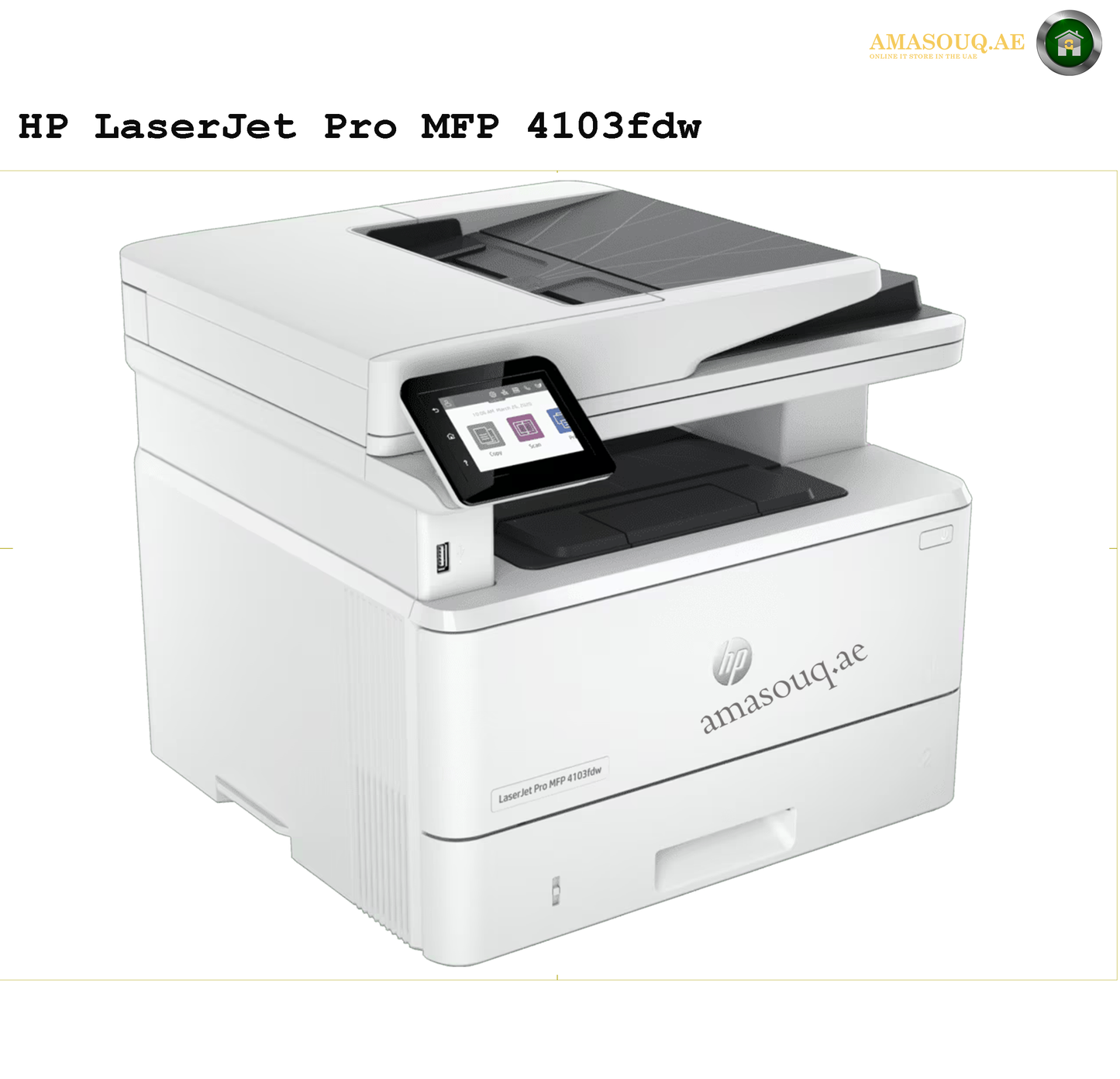 HP Pro Mono LaserJet Printer  - 4103fdw