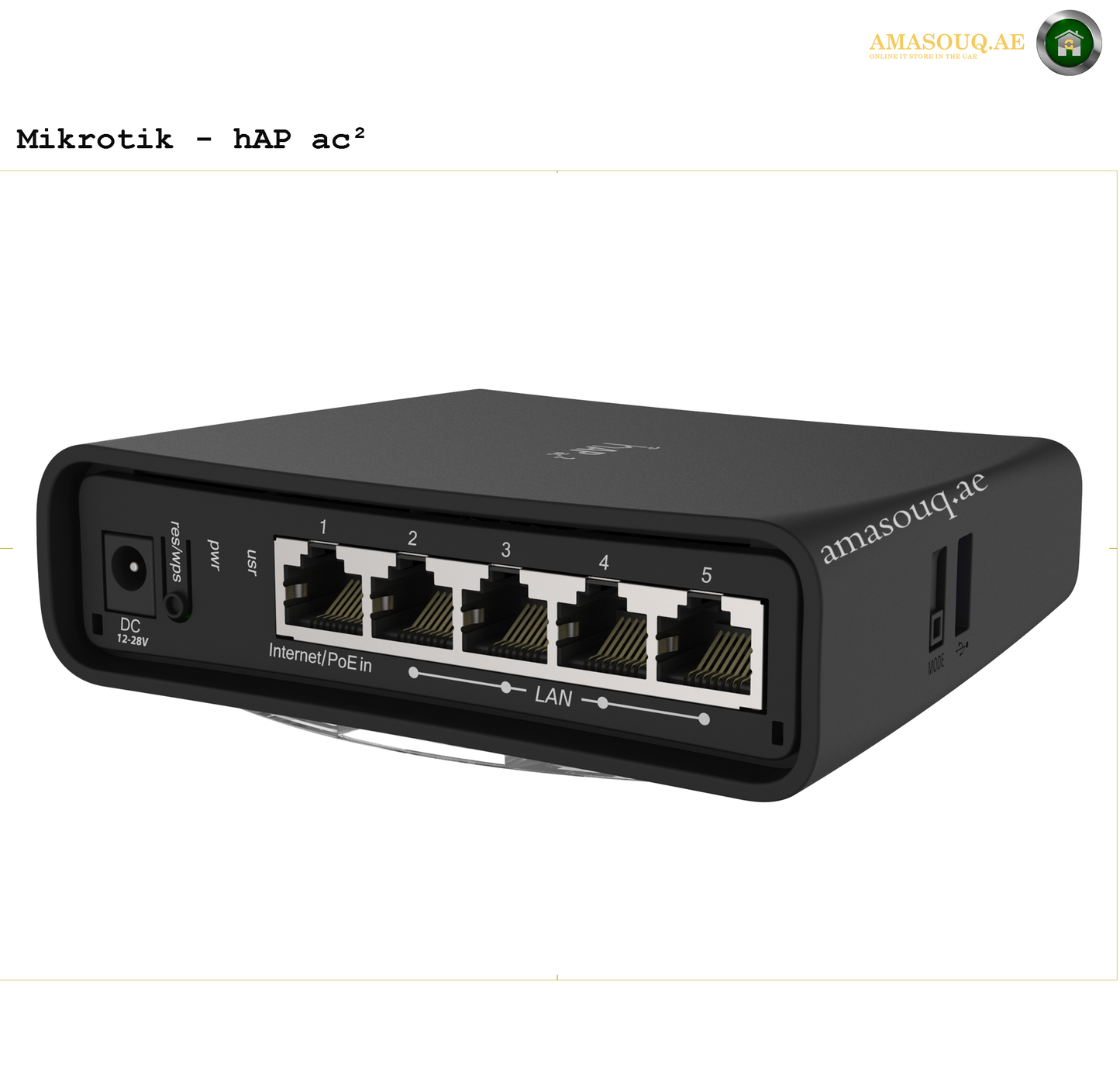 Mikrotik router hap ac2 | AMASOUQ.AE FRONT VIEW 1