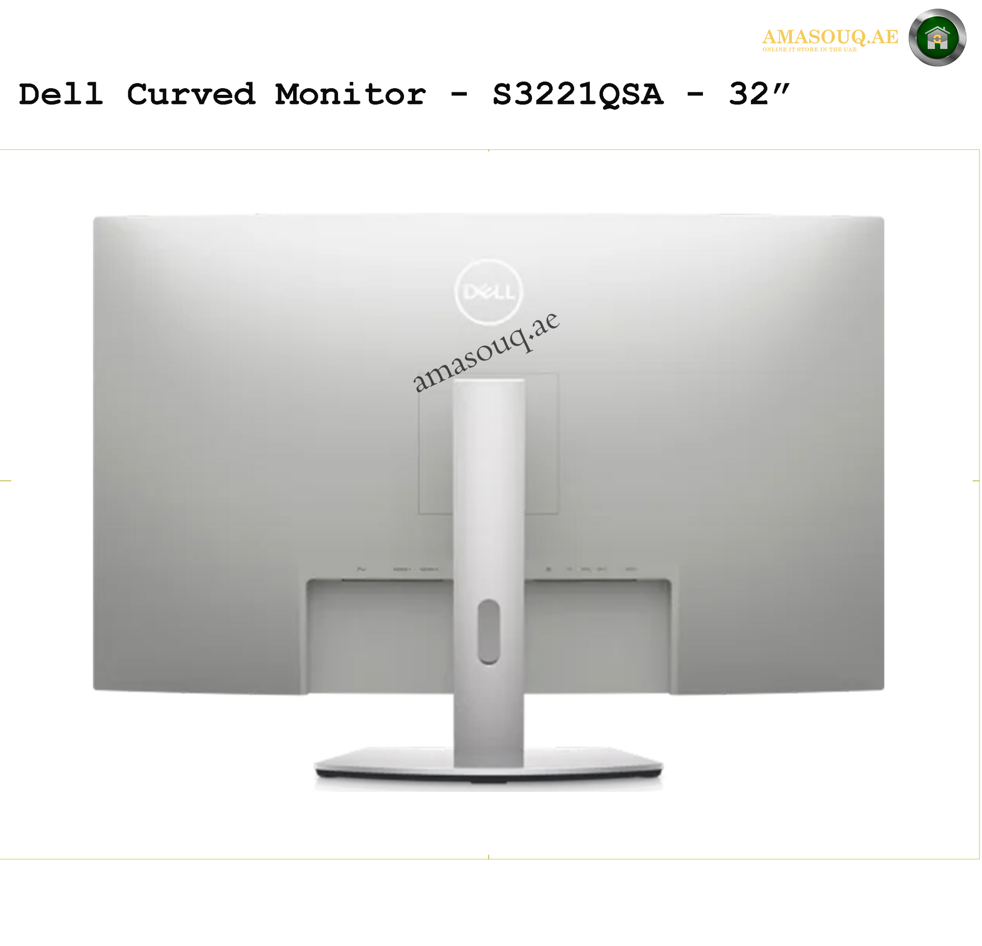 DELL MONITOR S3221QSA-32" | AMASOUQ.AE 2