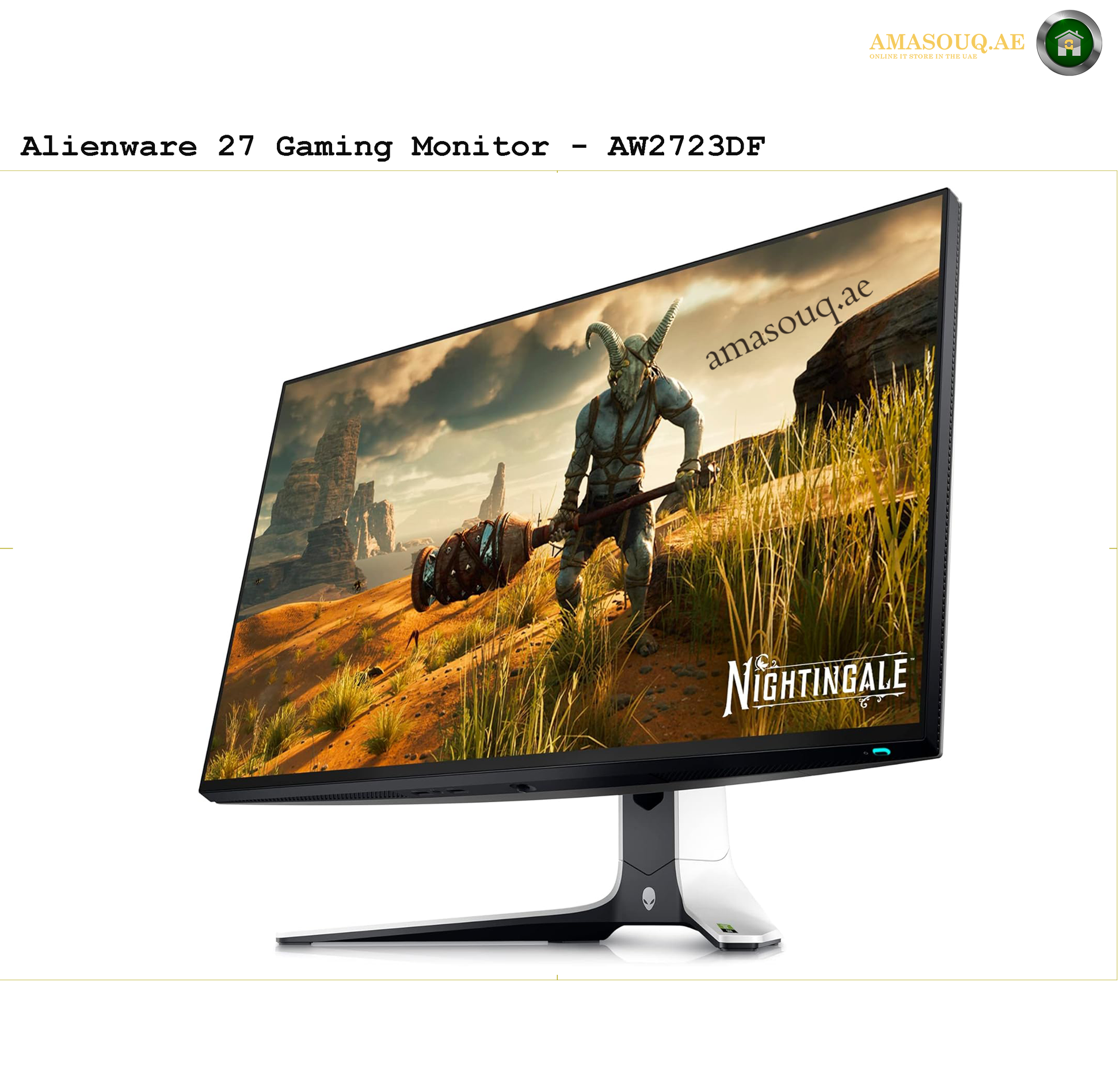 Alienware Gaming Monitor - AW2723DF 27"  | AMASOUQ.AE  1