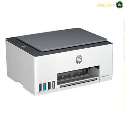 HP Smart Tank 580 All-in-One Printer, 33 Segments + 1.2" iCON LCD Display, 12ppm Black & 5ppm Color Print Speed, Up to 1200dpi Resolution, 10cpm Black & 2cpm Color Copy Speed, White | 1F3Y2A