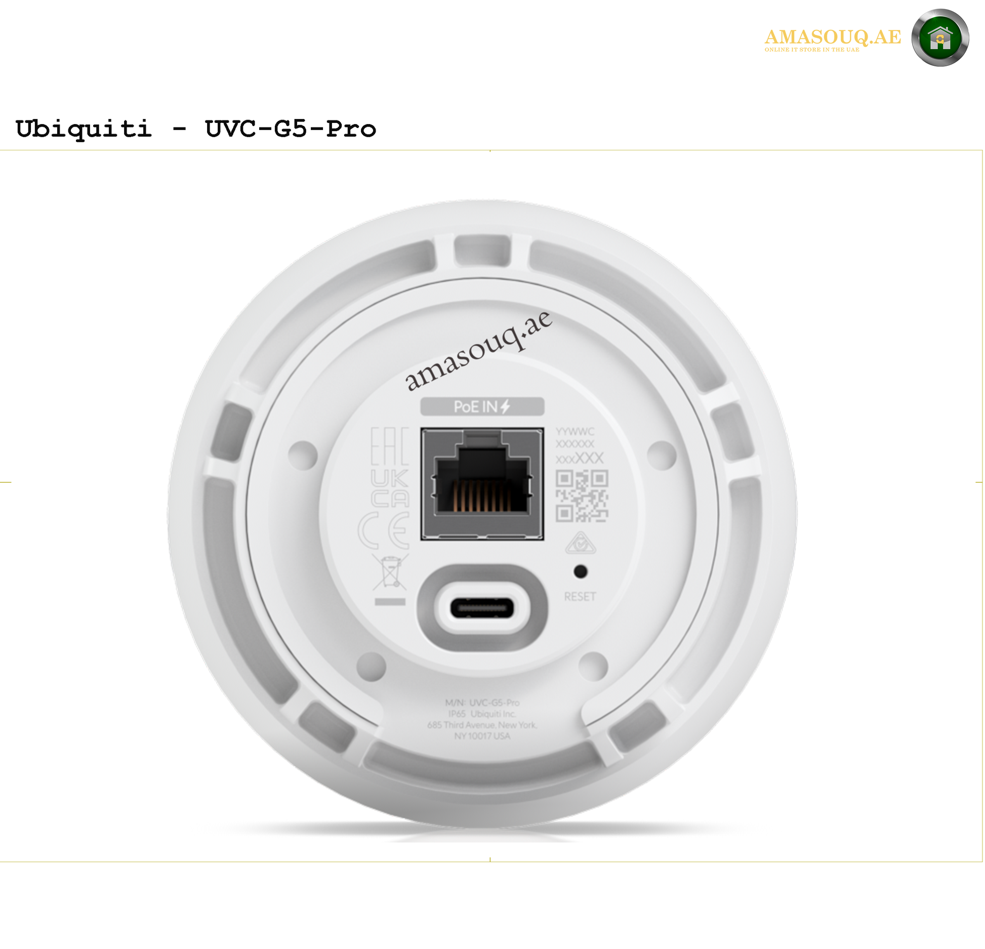 Ubiquiti Camera - G5 Pro - UVC-G5-Pro | AMASOUQ.AE 3