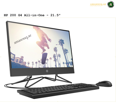 HP 200 G4 All-in-One PC - DOS 21.5"  | AMASOUQ.AE SIDE VIEW