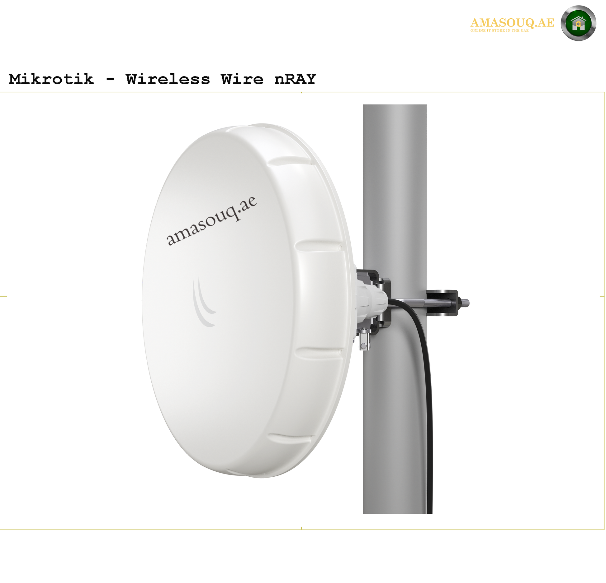 MikroTik nRAYG-60adpair (Wireless Wire nRAY) | AMASOUQ.AE SIDE VIEW 1