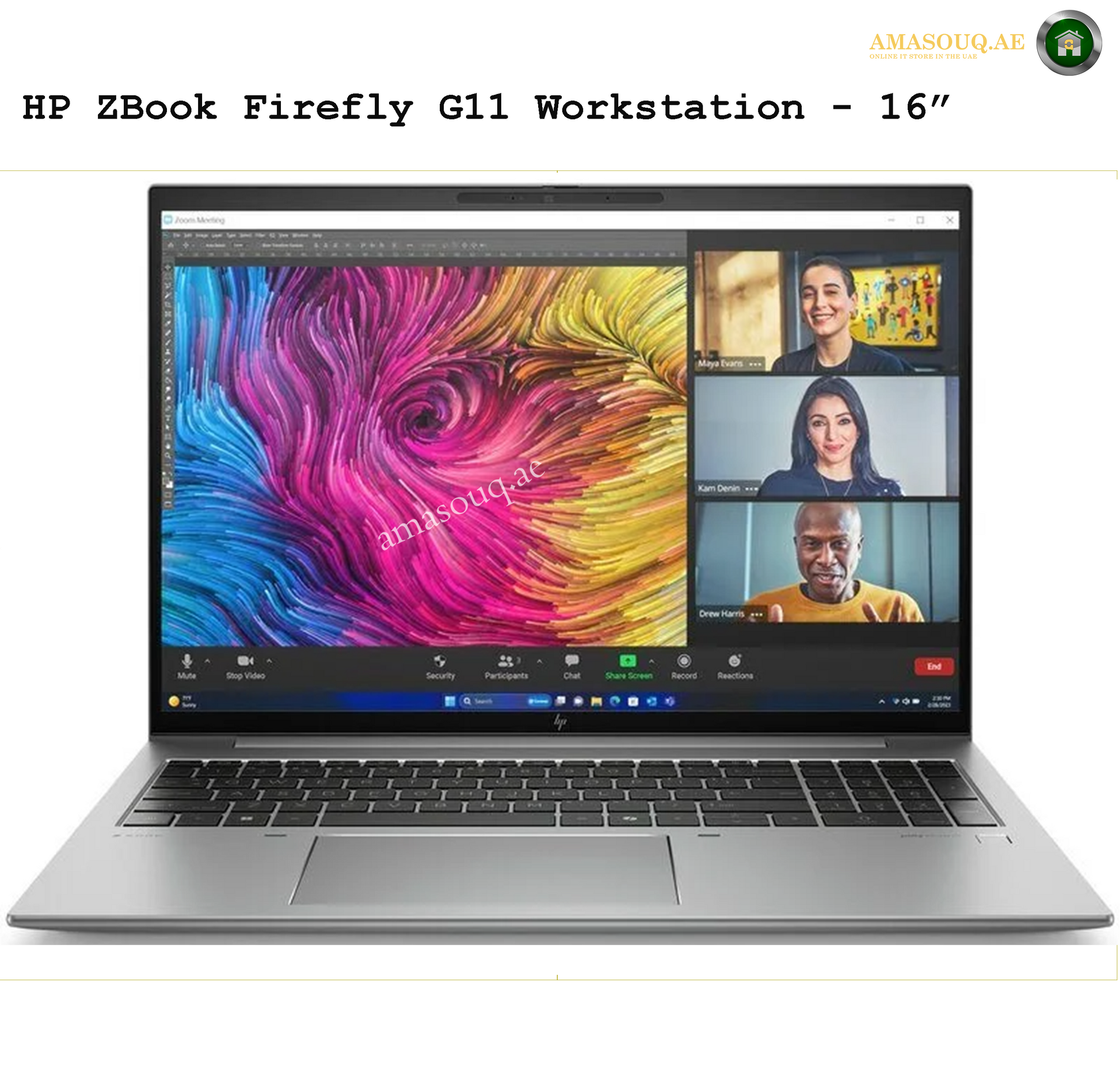 HP ZBook Firefly G11 - 16" | AMASOUQ.AE FRONT VIEW
