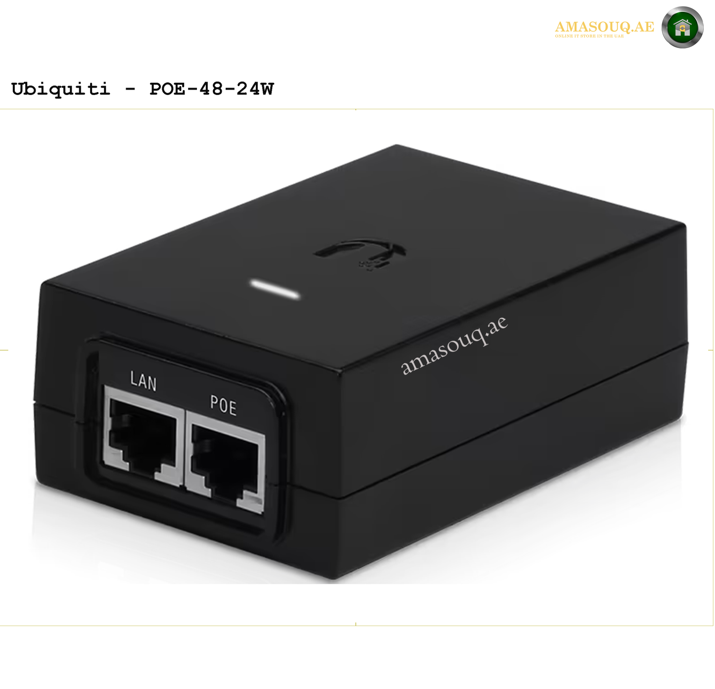 Ubiquiti - 48V PoE Adapter - POE-48-24W-G