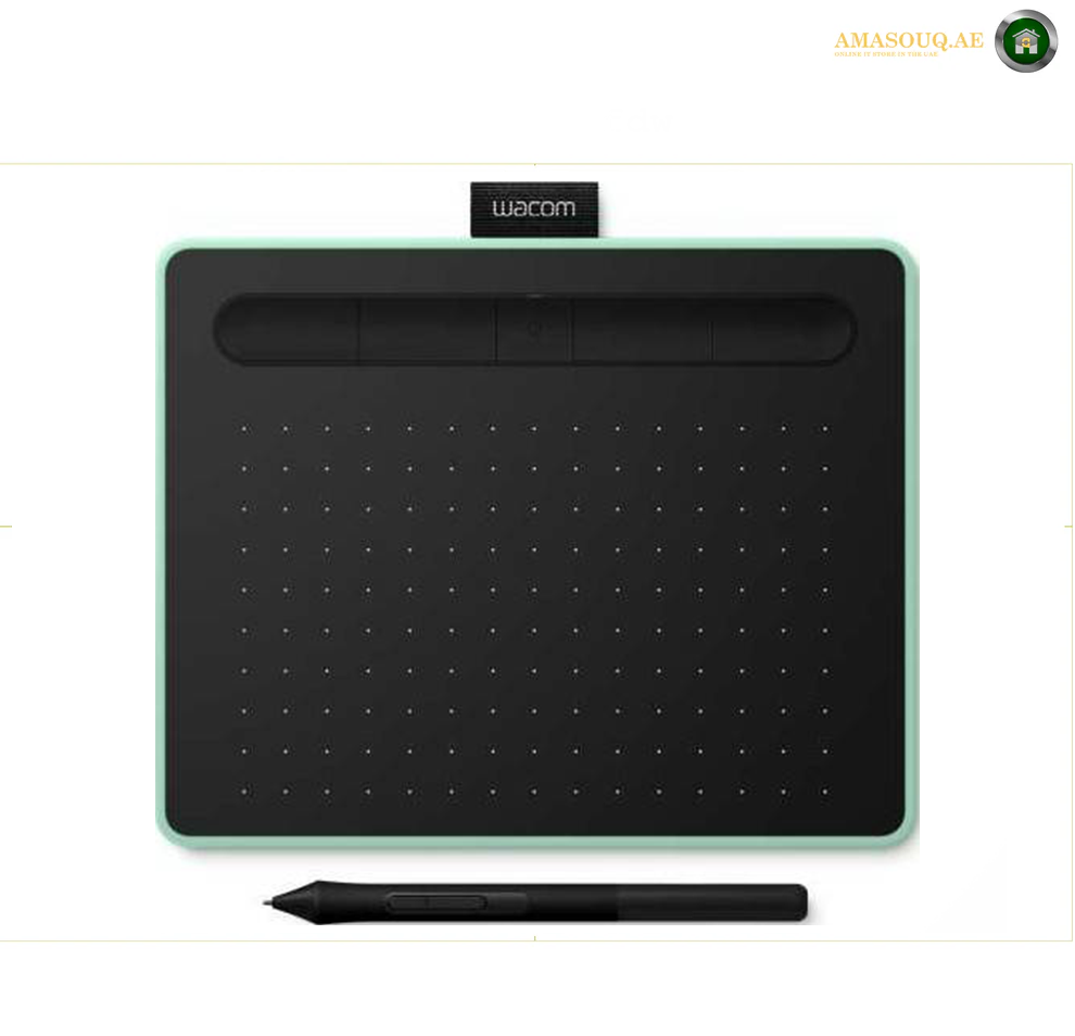 Wacom Intuos S Bluetooth Creative Pen Tablet (Small, Pistachio Green) | CTL-4100WLE-N