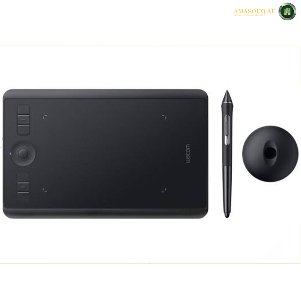 Wacom Intuos Pro S graphics tablet, 5080lpi, 160x100mm Active area, Pen wireless, spike, erasure function, 2 keys | PTH460K0B