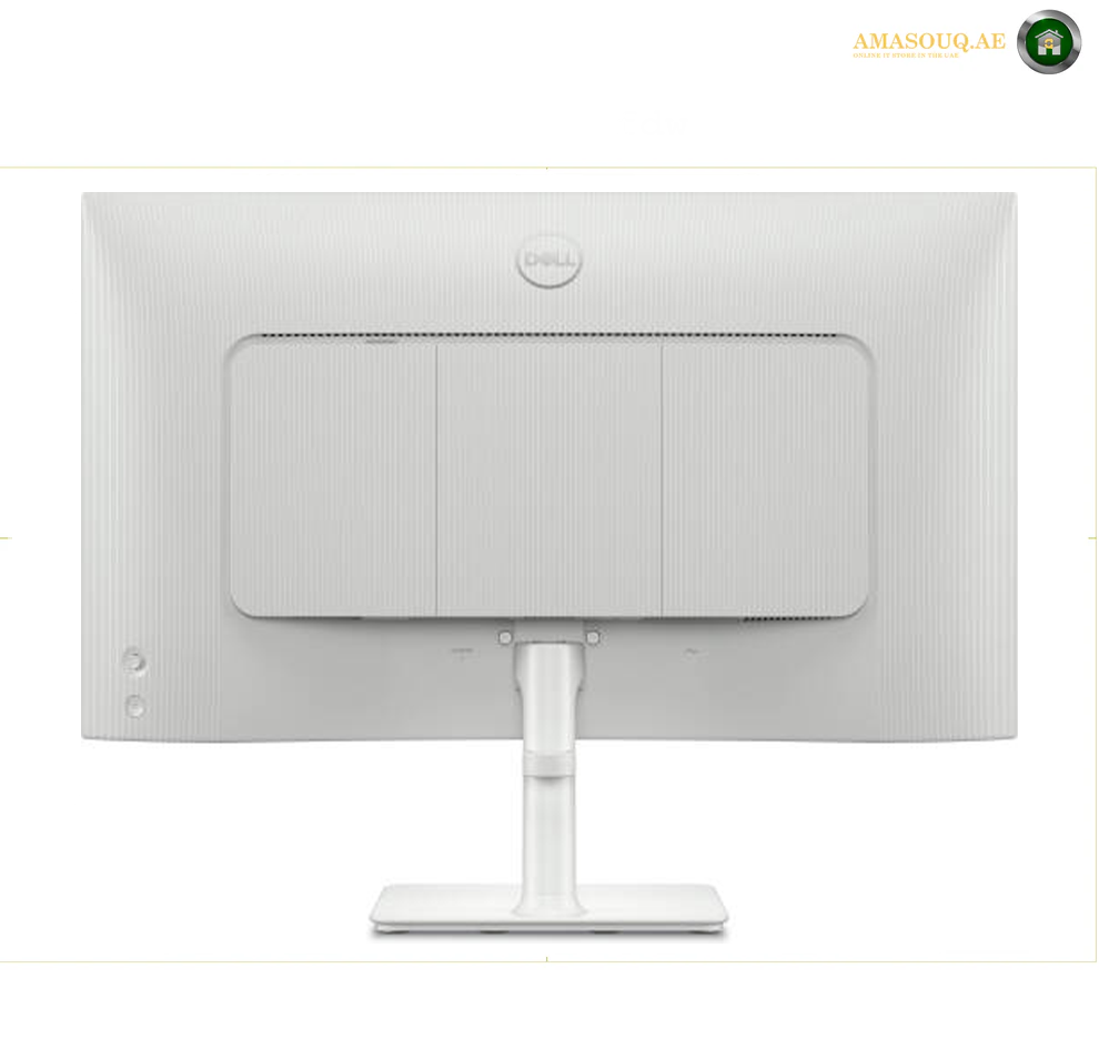 Dell S2425H Monitor, 24" FHD IPS Display, 100Hz Refresh Rate, 4ms (Extreme Mode) Response Time, Built-In Speakers, 16.7m Color Support, 4 Star TUV Eye Support, White | S2425H