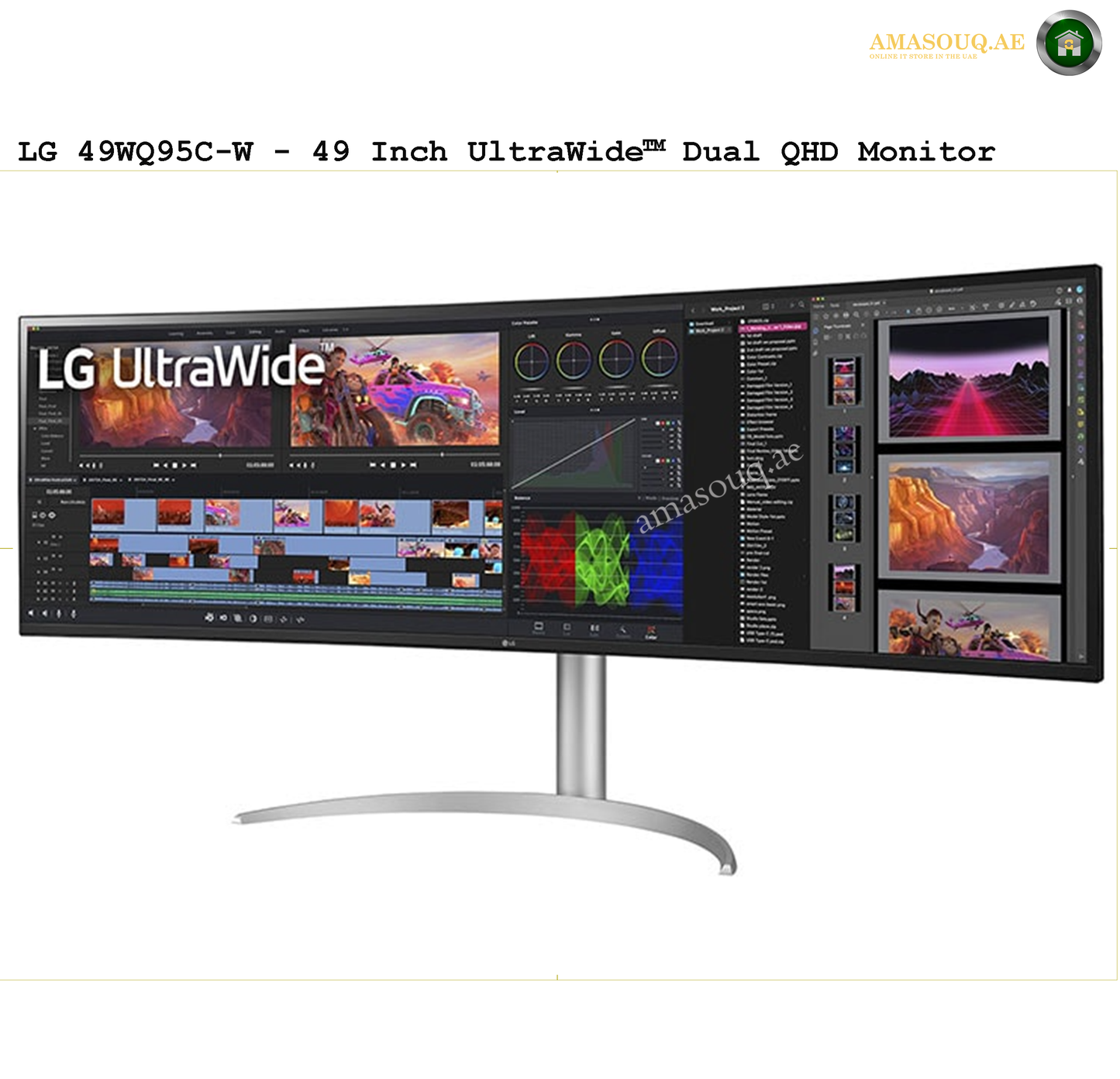 LG QHD  UltraWide Dual Nano IPS - LG 49WQ95C-W / 49"