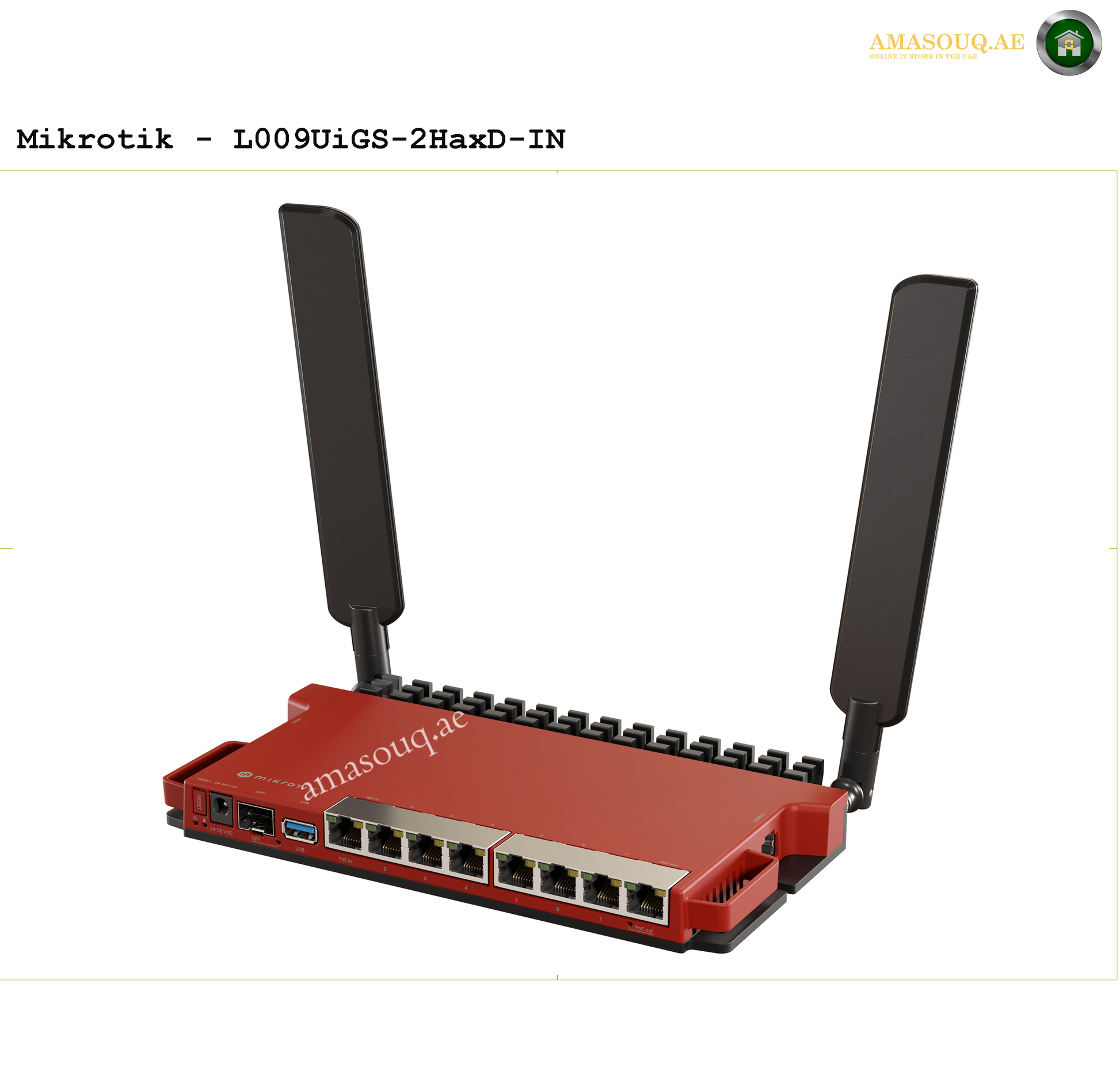 MikroTik L009UiGS-2HaxD-IN | AMASOUQ.AE SIDE VIEW