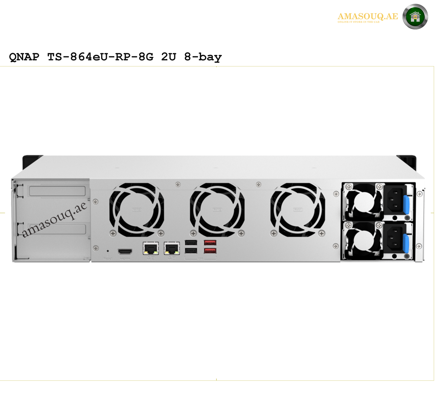 QNAP - 8 Bay Short Depth Rackmount
