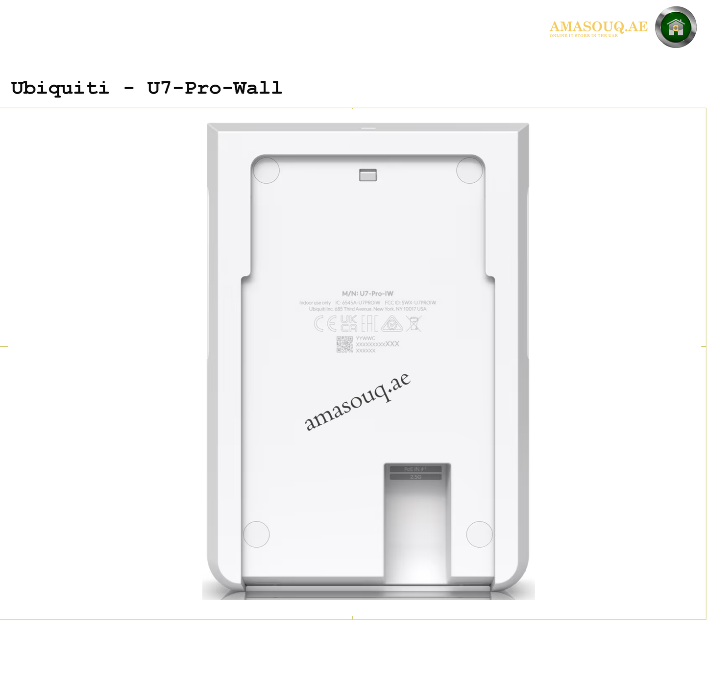 Ubiquiti Access Point - U7-Pro-Wall