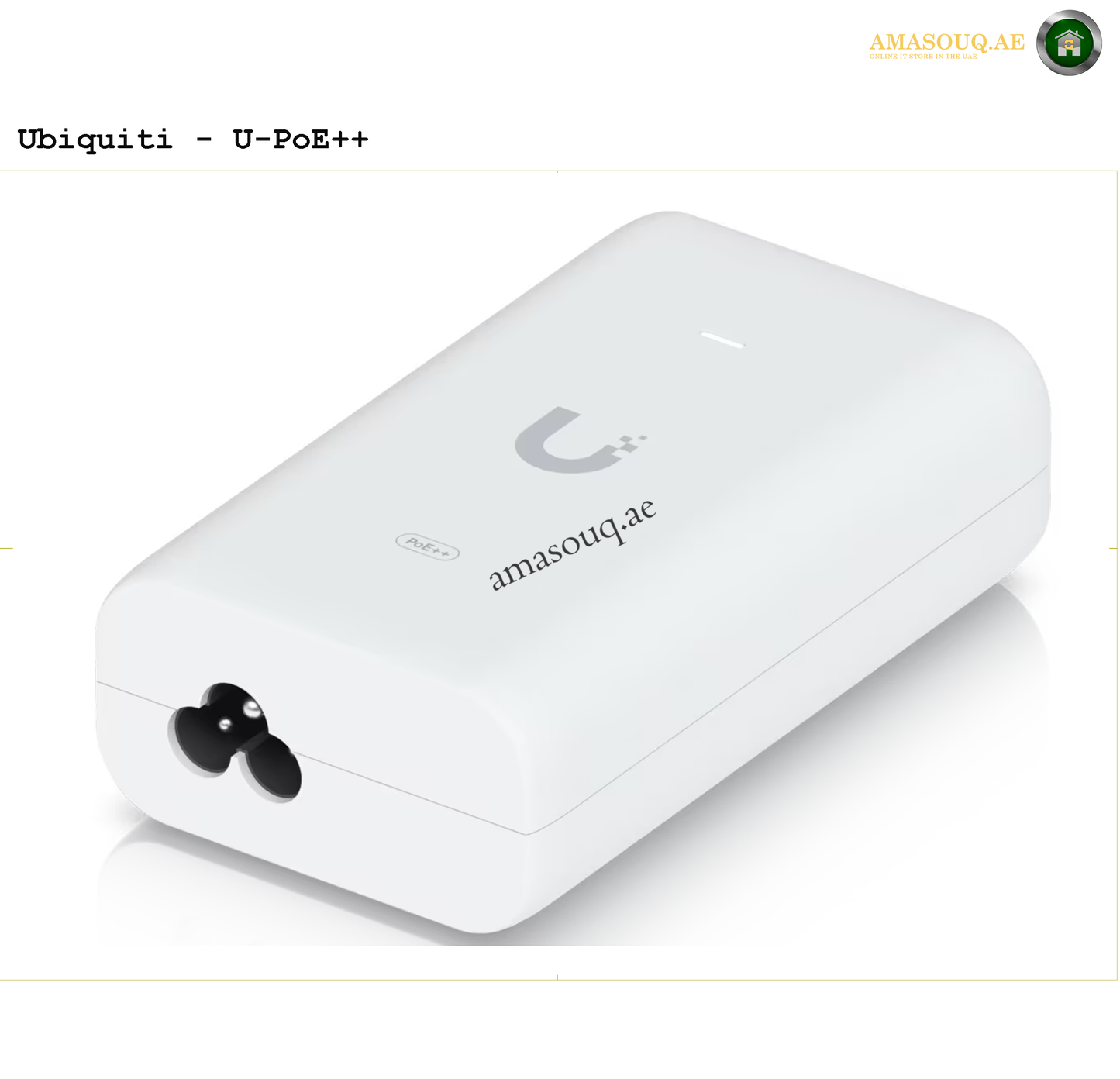 Ubiquiti - PoE++ Adapter (60W) - U-PoE++