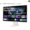 LG FHD Borderless Design IPS Monitor  -  LG 27SR50F-W 27"