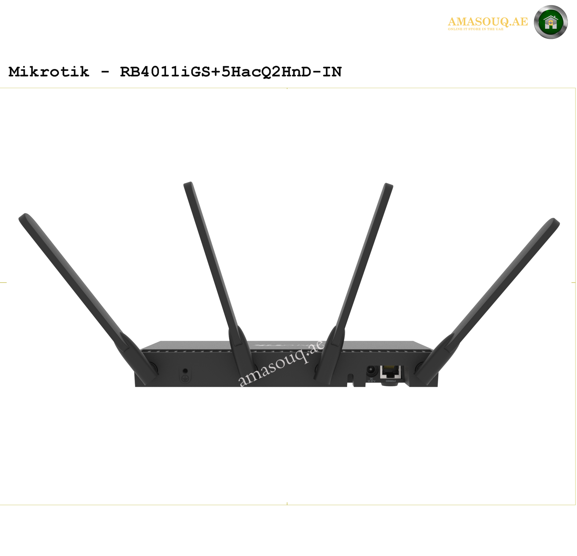 MikroTik RB4011iGS+5HacQ2HnD-IN | AMASOUQ.AE BACK VIEW