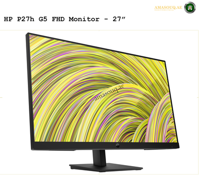 HP P27h G5 - 27" | AMASOUQ.AE SIDE VIEW 1