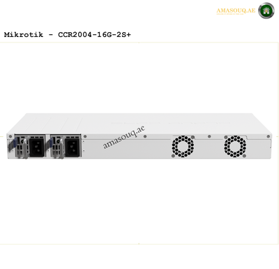 Mikrotik CCR2004-16G-2S+ router | AMASOUQ.AE - BACK VIEW
