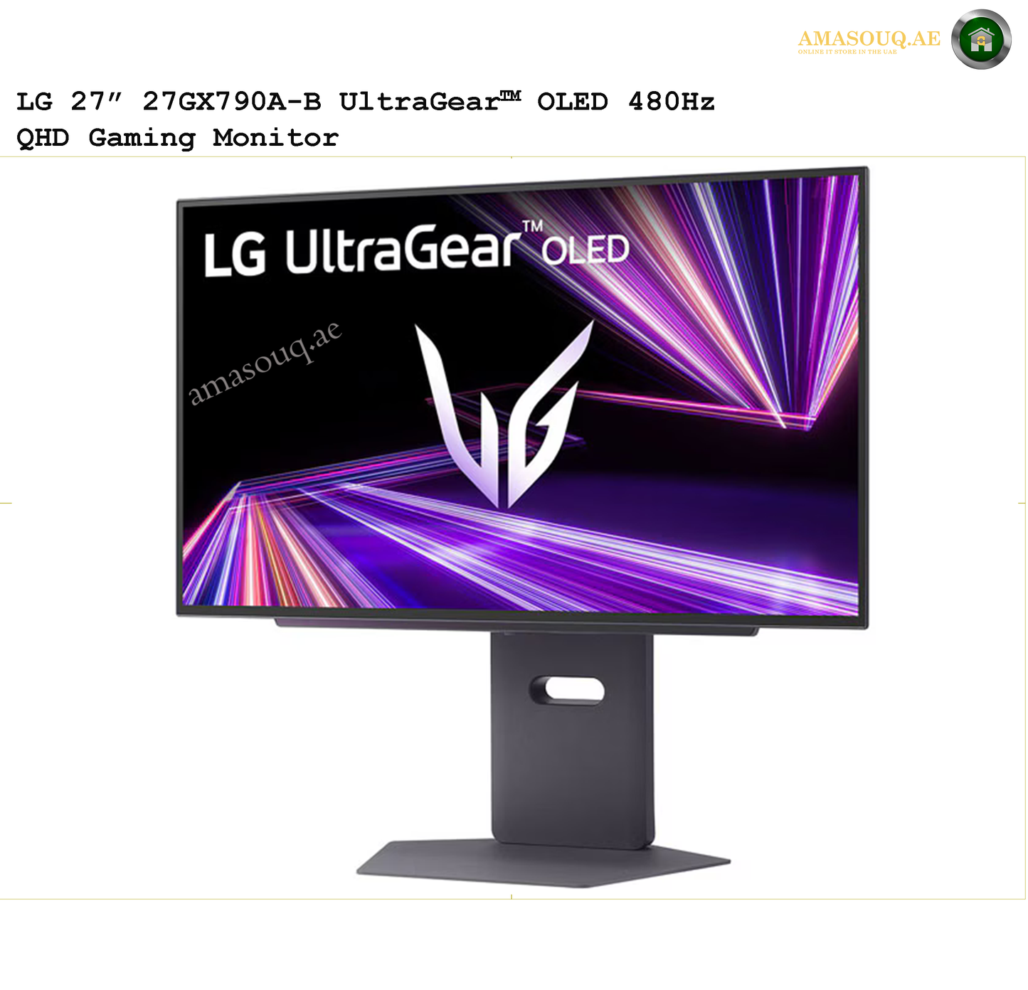 LG QHD OLED Gaming Monitor  - LG 27GX790A-B / 27"