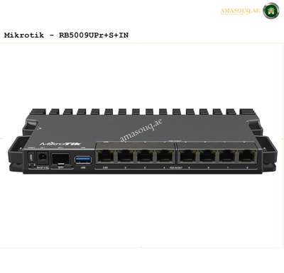 MikroTik RB5009UPr+S+IN | AMASOUQ.AE FRONT VIEW