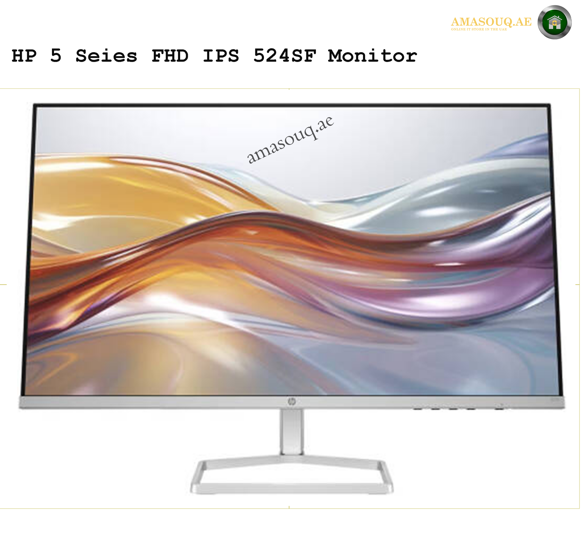 HP S5 524SF - 23.8" | AMASOUQ.AE  FRONT VIEW