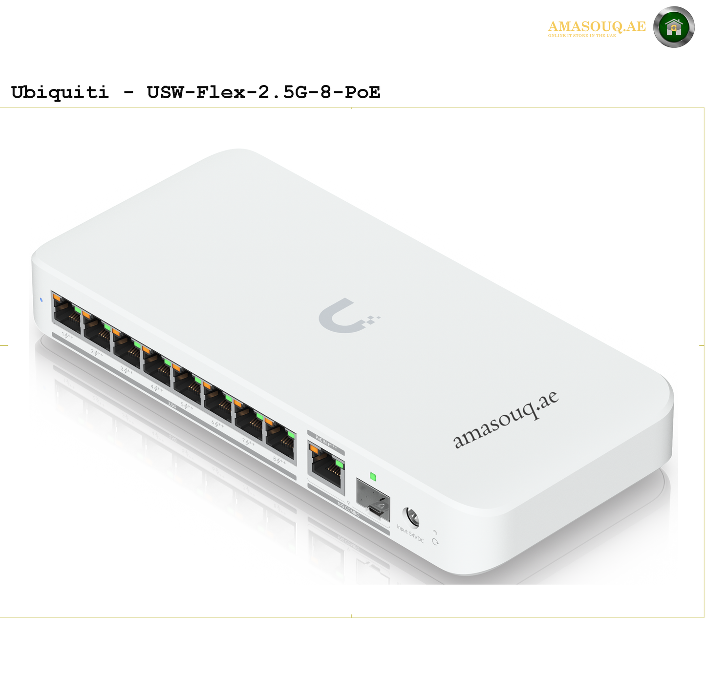 Ubiquiti - Flex 2.5G PoE - USW-Flex-2.5G-8-PoE | AMASOUQ.AE 3