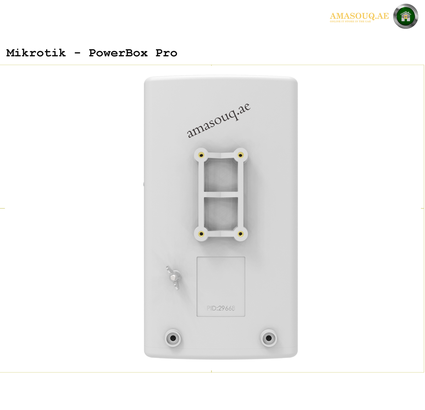 MikroTik RB960PGS-PB (PowerBox Pro) | AMASOUQ.AE BACK VIEW