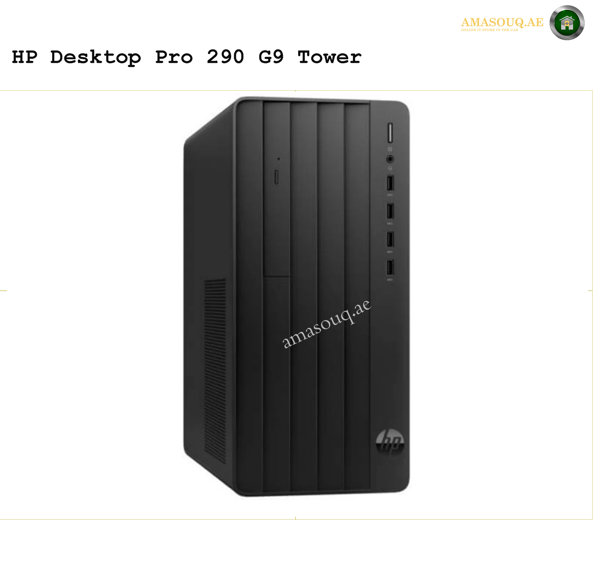 HP Pro 290 G9 Tower Desktop | AMASOUQ.AE SIDE VIEW