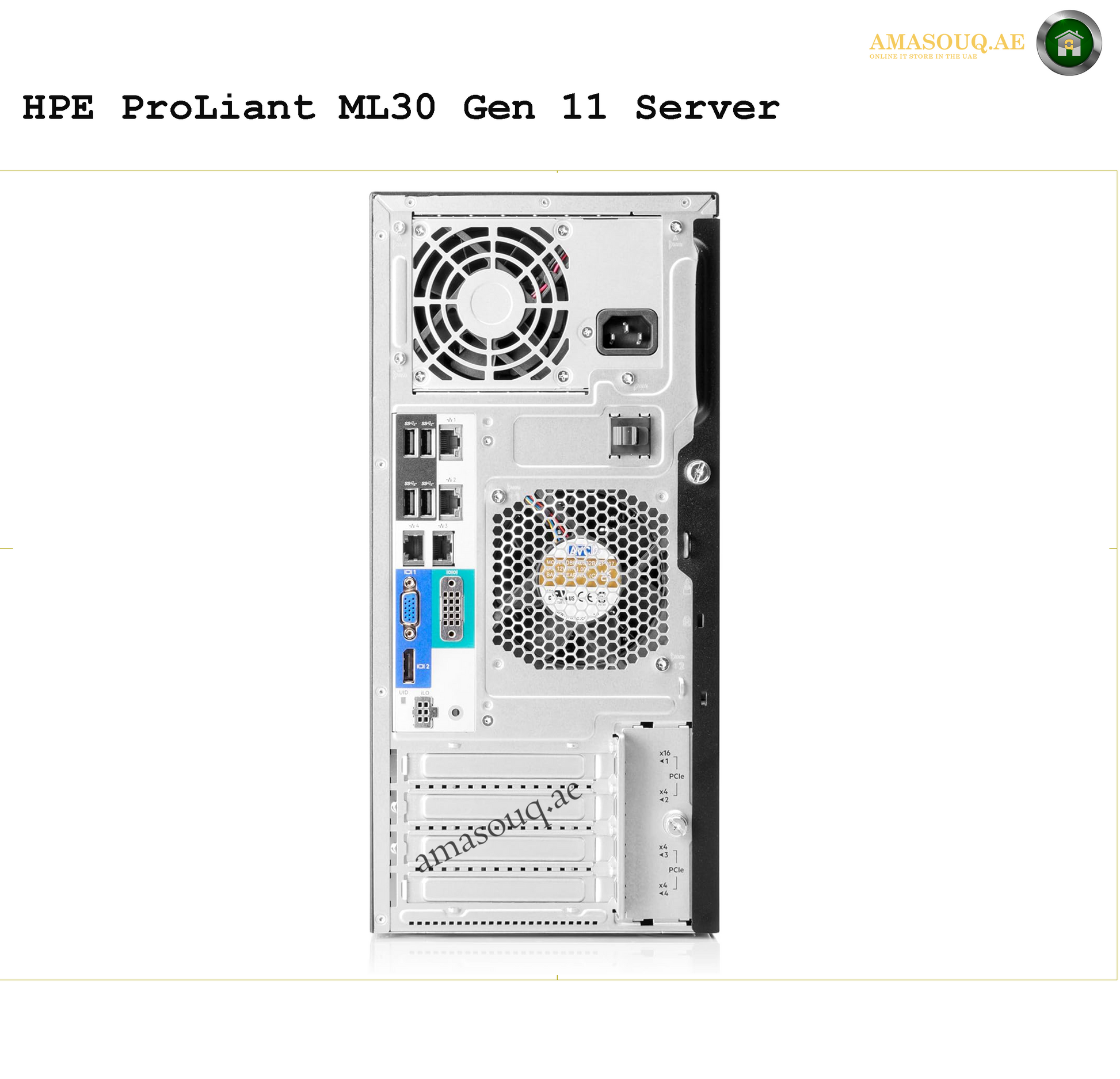 HPE ProLiant ML30 Gen11 Tower Server | AMASOUQ.AE 3