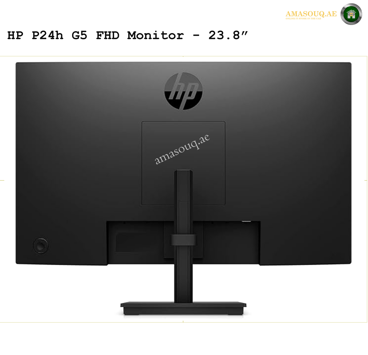 HP P24h G5  - 23.8" | AMASOUQ.AE  BACK SIDE VIEW