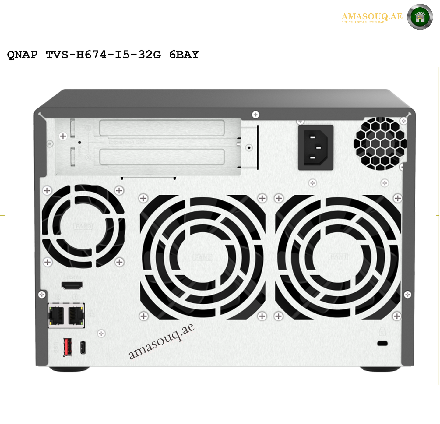 QNAP - Desktop Tower NAS - TVS 6 Bay