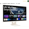 LG FHD Borderless Design IPS Monitor  -  LG 27SR50F-W 27"