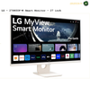 LG FHD Borderless Design IPS Monitor  -  LG 27SR50F-W 27"