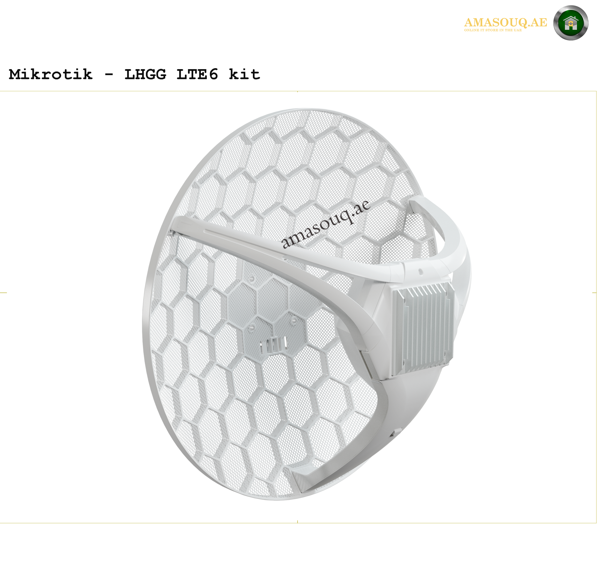 Mikrotik LHGG LTE6 kit with hexagonal pattern - AMASOUQ.AE - SIDE VIEW 2