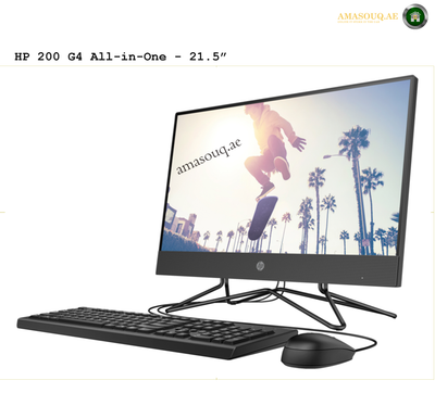 HP 200 G4 All-in-One PC - DOS 21.5"  | AMASOUQ.AE SIDE VIEW 1